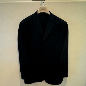 BURBERRY LONDON Kensington Striped Blazer Sports Coat Wool in Black